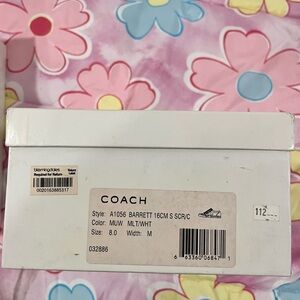 Coach White and Multicolor Sneakers